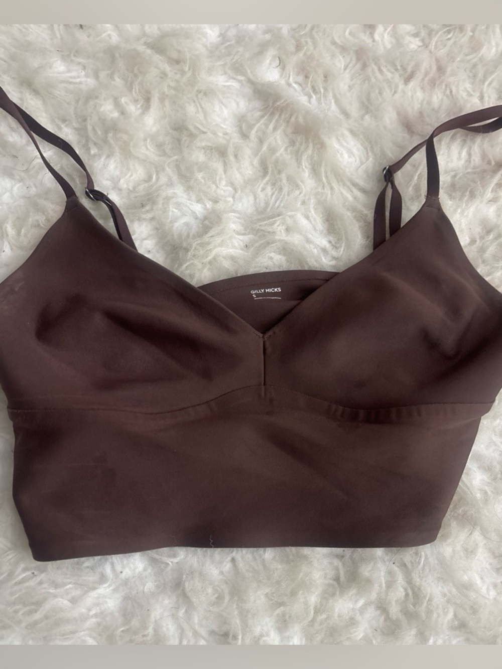 Gilly Hicks Chocolate Brown Bralette Tank